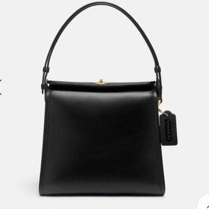 Coach Turnlock Shoulder Bag - Black